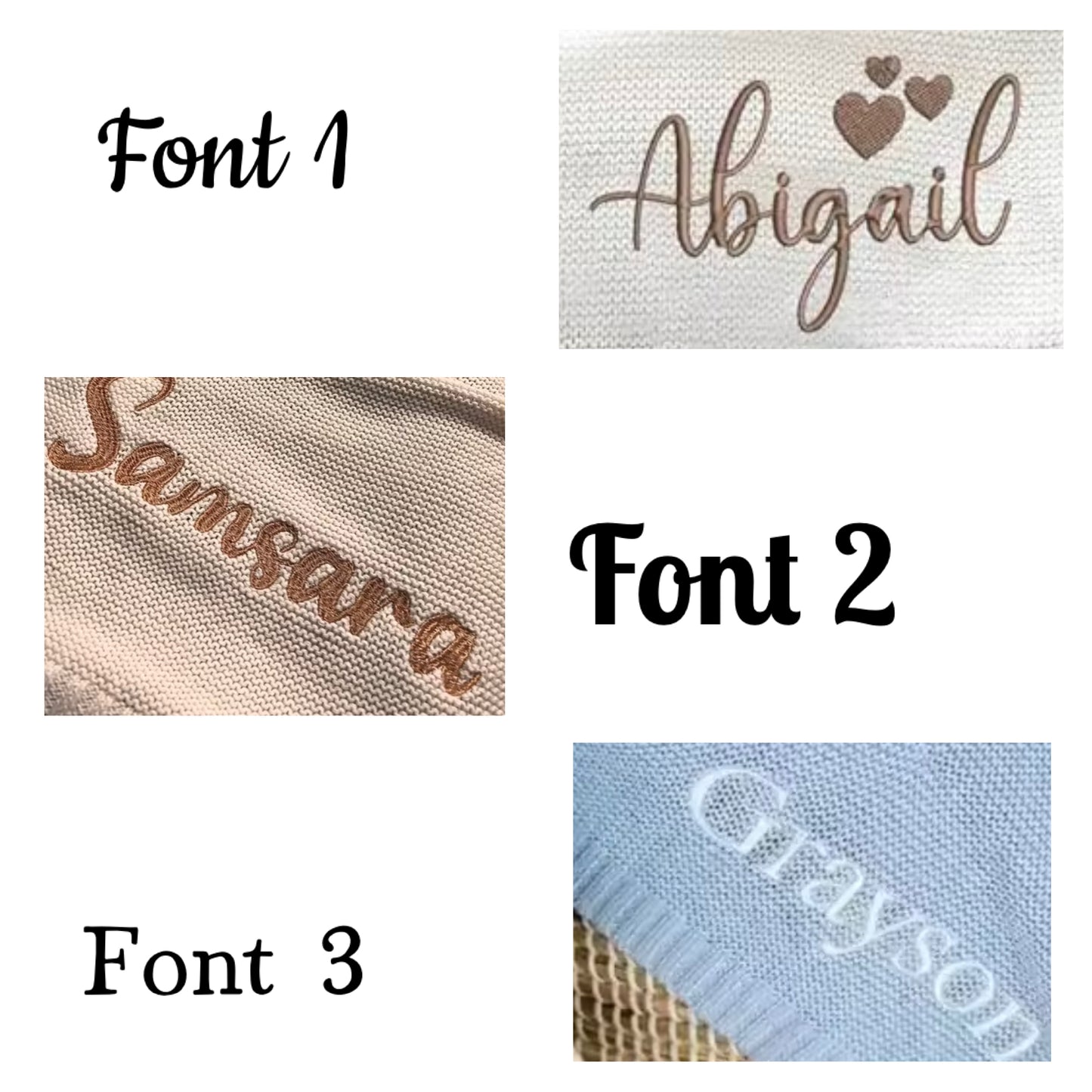 Beautiful Handmade Personalised Knitted Baby Blanket Organic Cotton and Soft Bamboo Material For a Snuggly Cosy Feel. Baby Gift Baby Shower