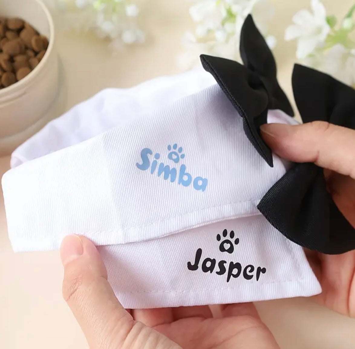 Personalised Dog Best Man Bow Tie Collar | Cat Wedding Collar | Dog Wedding Collar | Personalised Dog Wedding Collar | Pet Wedding Collar
