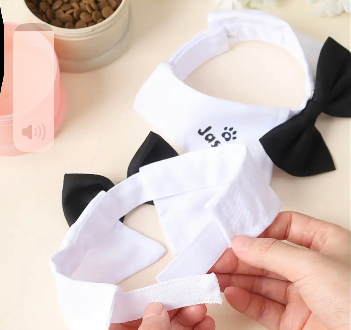 Personalised Dog Best Man Bow Tie Collar | Cat Wedding Collar | Dog Wedding Collar | Personalised Dog Wedding Collar | Pet Wedding Collar