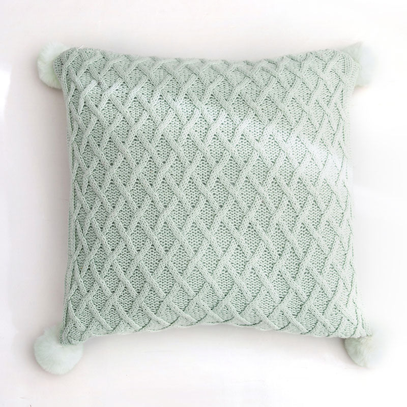 INS Blanket Throw Pillow Air Conditioning Knitted Blanket
