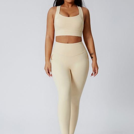 Super Supportive 2 Piece Gym Set, Super Soft Buttery Feel Fabric, Supportive and smoothing