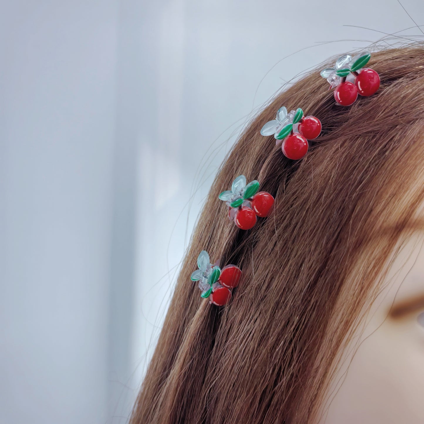 Set of 2 Cute Sweet Mini Cherry Claw Clips Baby Hair Clips Girls Hair Clips Baby Claw Clips