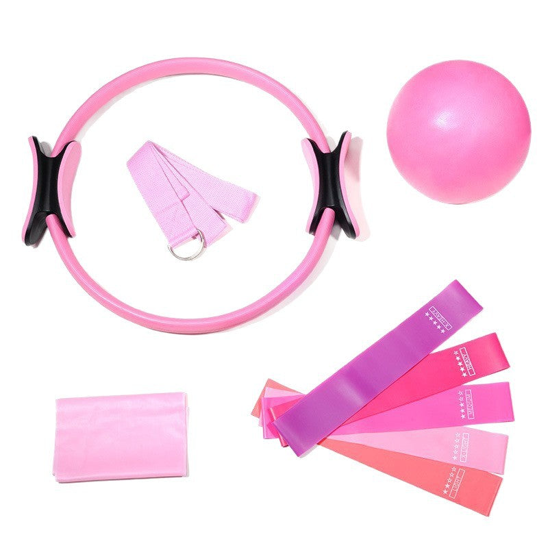 Pilates Ring Fitness 14-piece Set High Quality, Yoga Ball, Resistance Bands, Pilates Grip Socks, Pilates Equipment, Yoga Equipment, Home Fitness, Home Gym