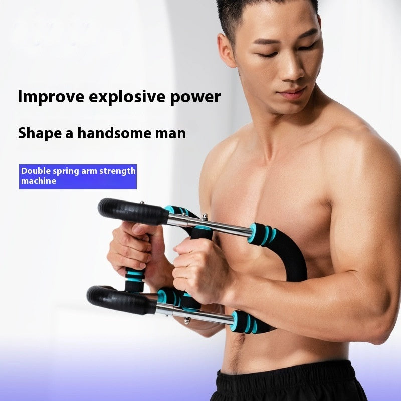 Strength Training At Home Gym Multi-functional U-shaped Arm Strengthener Chest Trainer Adjustable Forearm Strength Exerciser Home Gym Equipment Bodybuilding