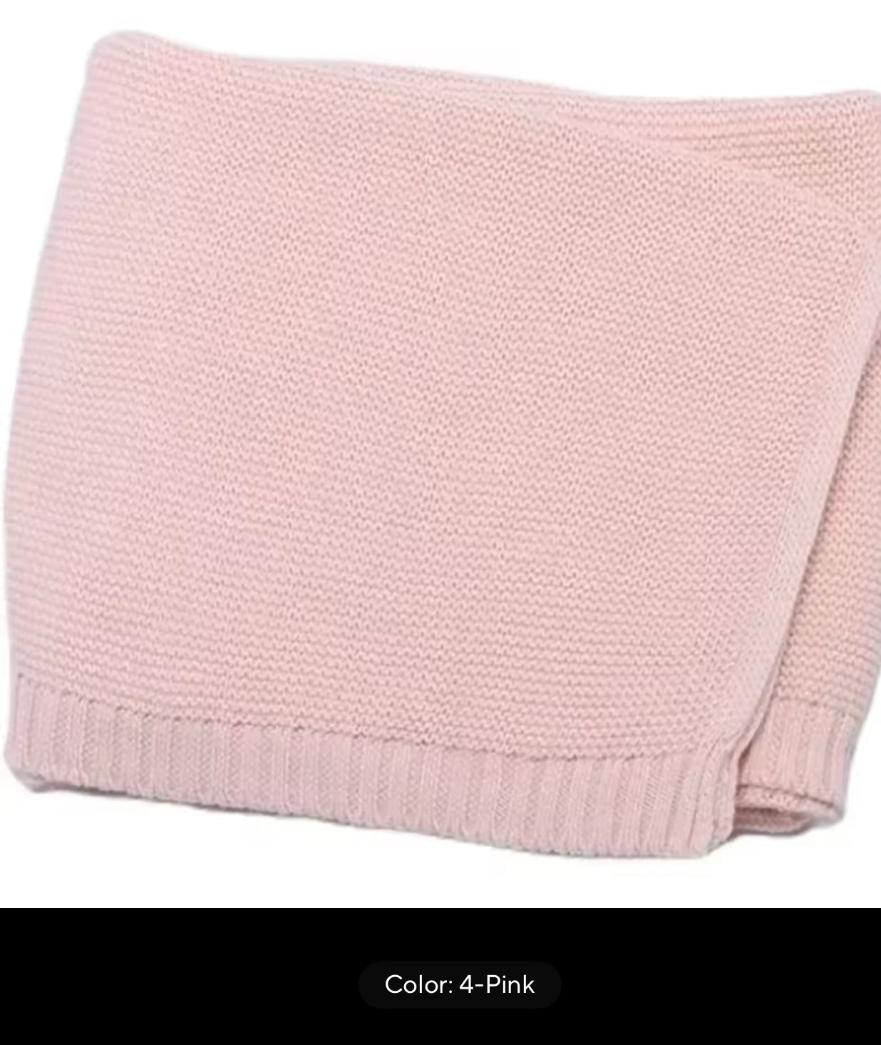Beautiful Handmade Personalised Knitted Baby Blanket Organic Cotton and Soft Bamboo Material For a Snuggly Cosy Feel. Baby Gift Baby Shower