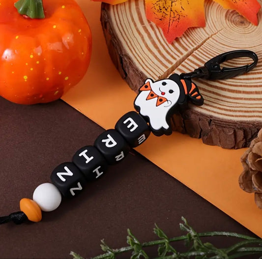 Halloween Dummy Pacifier Clips Personalised | Halloween Costume | Baby Halloween Costume | Toddler Halloween Costume | Halloween Gifts