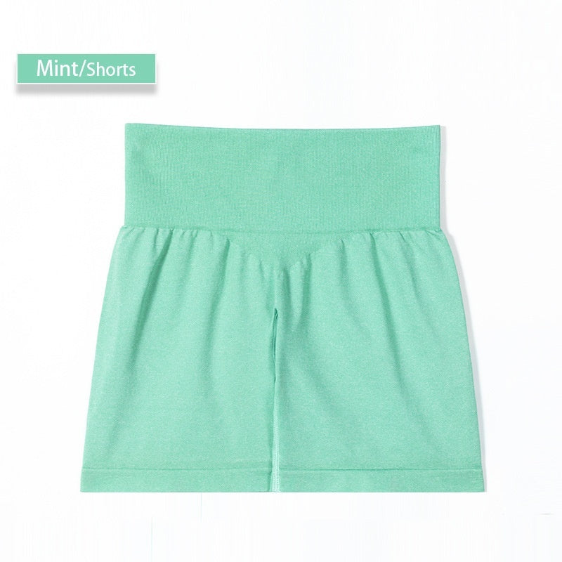 Womens Stretchy Quick-drying Yoga Shorts For Europe And The US